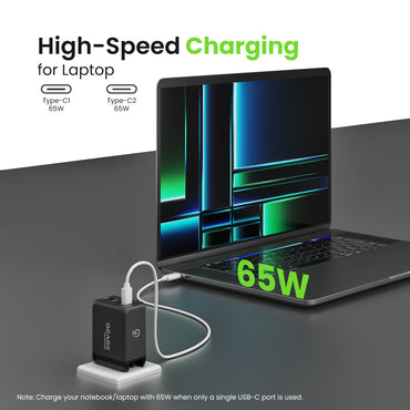 65W USB-C Super Fast GaN Charger