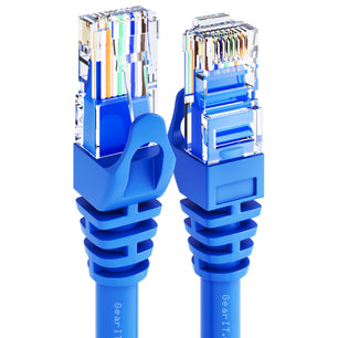 Flexible Soft Boot Cat6 Ethernet Patch Cable, Blue