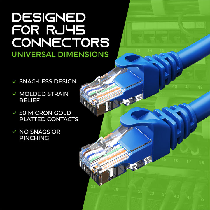 axGear Cat6 Ethernet Network Cable 65 Feet 20M RJ45 Internet LAN Patch  Cable 65Ft