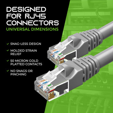 Cat 6 Ethernet Patch Cable (10-Pack)