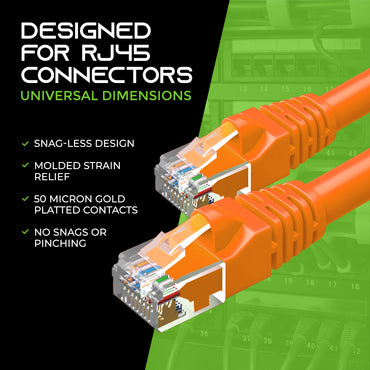 Cat 6 Ethernet Patch Cable (10-Pack)