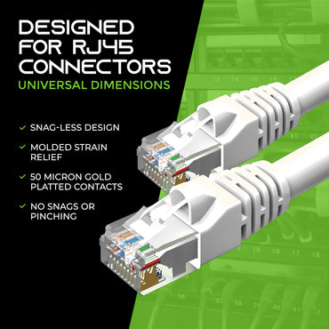 Cat 6 Ethernet Patch Cable (10-Pack)