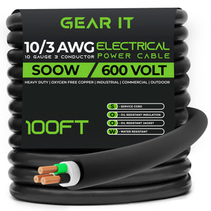 12/3 SOOW OFC Power Cable 600V Electric Wire