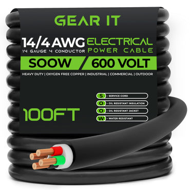 14/4 SOOW OFC Power Cable 600V Electric Wire GearIT