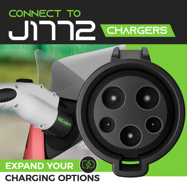 60 Amp J1772 to Tesla Adapter for Level 1 and 2 EV Chargers, IP65 Rating