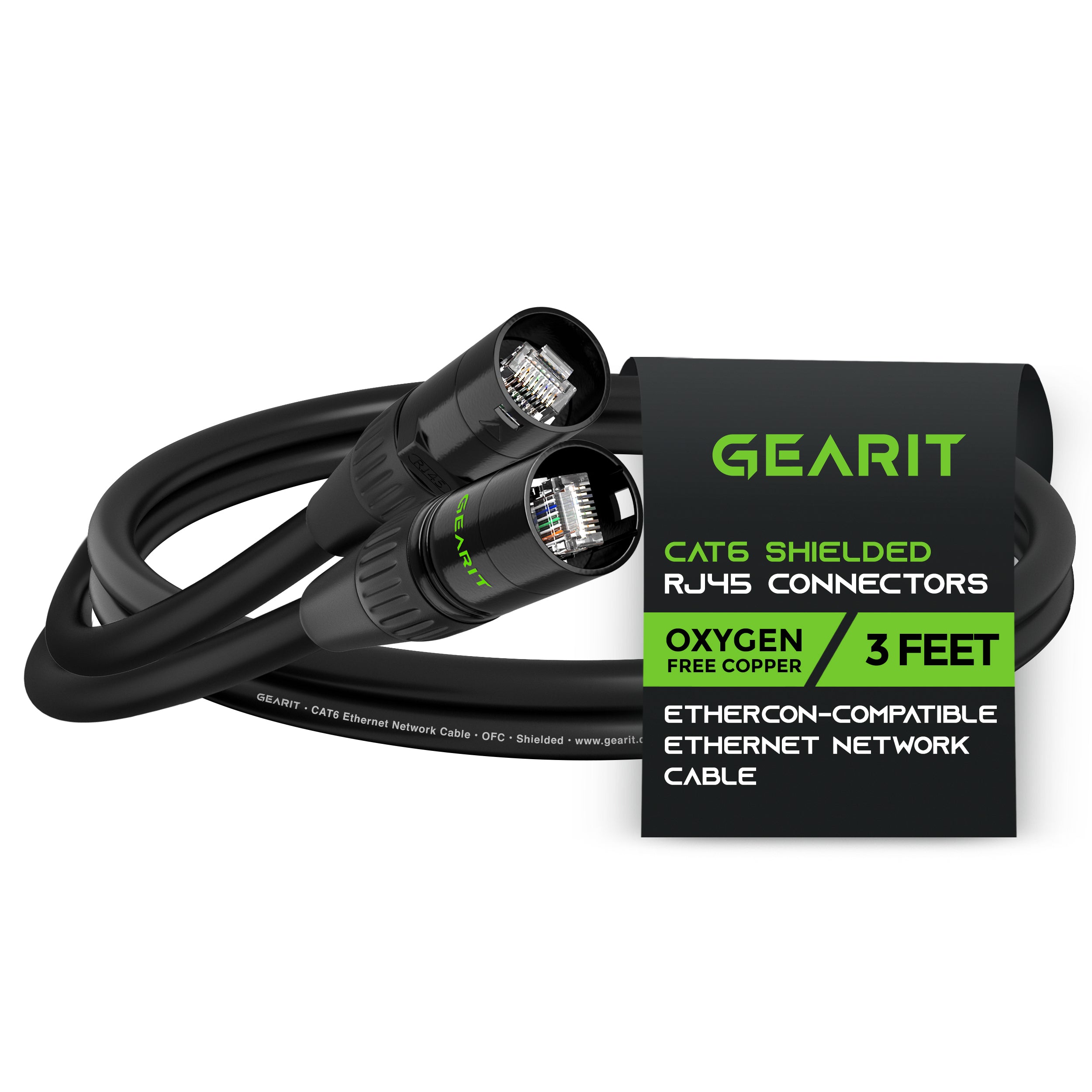 CAT6 Shielded EtherCON Cable for Pro Audio – GearIT