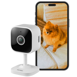 GEARit Wifi Indoor Camera for Home Security - 2K Video, 2-Way Audio