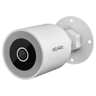 GEARit Wifi Outdoor Security Camera - 2K Video, IP65 Weatherproof, Motion Detection, Night Vision