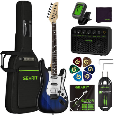 Canyon Series 39” Electric Guitar Starter Kit