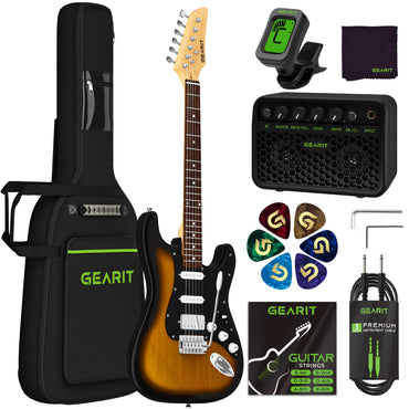 Canyon Series 39” Electric Guitar Starter Kit