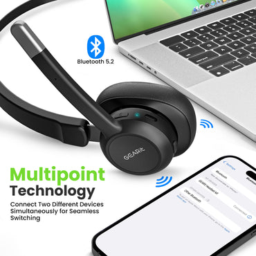 Wireless Bluetooth Headset with Microphone