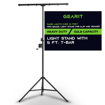 Pro Audio DJ Light Stand T-Bar & Par Can Tripod