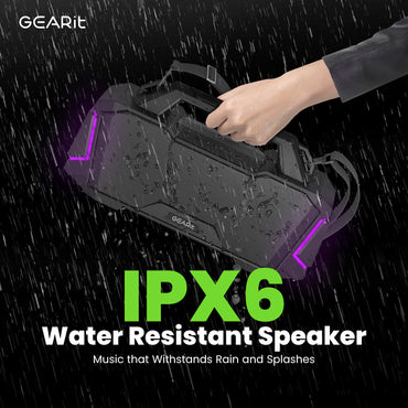 GEARit BOOM 120W Portable Bluetooth Speake IPX6