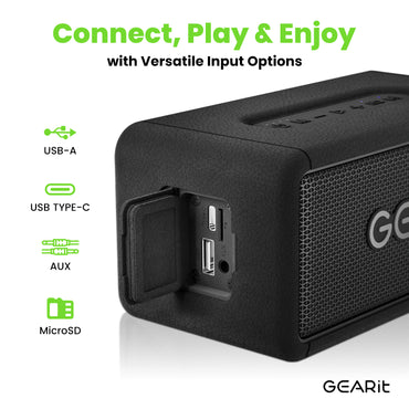 GEARit 40W Portable Bluetooth Speake IPX6