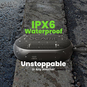 Ultra-Portable Waterproof 6W Loud Bluetooth Speaker