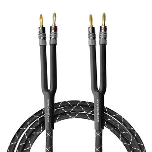 12 AWG Speaker Wire Cable with Banana Plugs