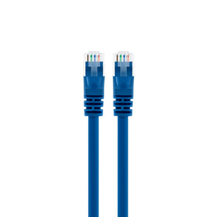 Cat6 Ethernet Patch Cable - Snagless RJ45, Stranded, 550Mhz, UTP, Pure Bare Copper Wire, 24AWG  - Blue