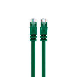 Cat6 Ethernet Patch Cable - Snagless RJ45, Stranded, 550Mhz, UTP, Pure Bare Copper Wire, 24AWG  - Green