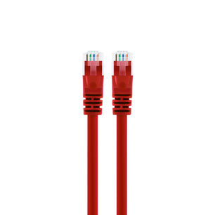 Cat6 Ethernet Patch Cable - Snagless RJ45, Stranded, 550Mhz, UTP, Pure Bare Copper Wire, 24AWG  - Red