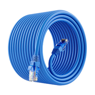 Cat6 Ethernet Patch Cable - CCA Network Cord - UTP, Blue