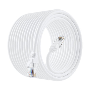 Cat6 Ethernet Patch Cable - CCA Network Cord - UTP, White