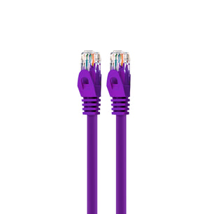 Flexible Soft Boot Cat6 Ethernet Patch Cable, Purple