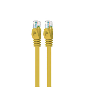 Flexible Soft Boot Cat6 Ethernet Patch Cable, Yellow