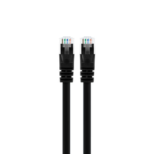 Cat6 Ethernet Patch Cable - Snagless RJ45, Stranded, 550Mhz, UTP, Pure Bare Copper Wire, 24AWG  - Black