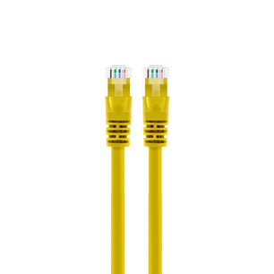 Cat6 Ethernet Patch Cable - Snagless RJ45, Stranded, 550Mhz, UTP, Pure Bare Copper Wire, 24AWG  - Yellow