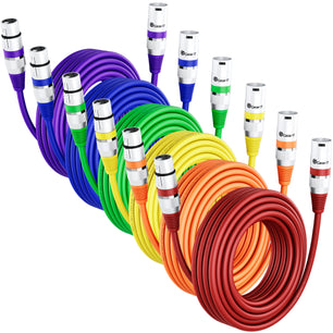 DMX Extension Cable for Stage Lighting 6-Pack