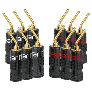 6 Pairs 2mm Pin Plug Speaker Banana Plugs