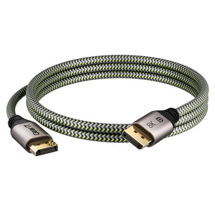 8K DisplayPort Cable - DP 1.4 Cable - 8K@60Hz / 4K@144Hz / 2K@165Hz, Braided