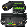 7 Way Plug Inline Trailer Cord with Weatherproof 7 Gang Junction Box - GearIT