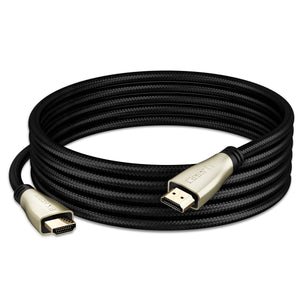 8K Premium Braided HDMI 2.1 Cable - 60Hz 48Gpbs, 10 Feet