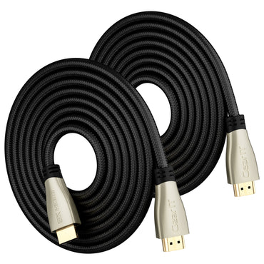 GearIT 8K Premium Braided HDMI 2.1 Cable - 60Hz 48Gpbs, 7 Feet GearIT